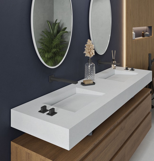 Gölbaşı Corian Banyo Tezgahı